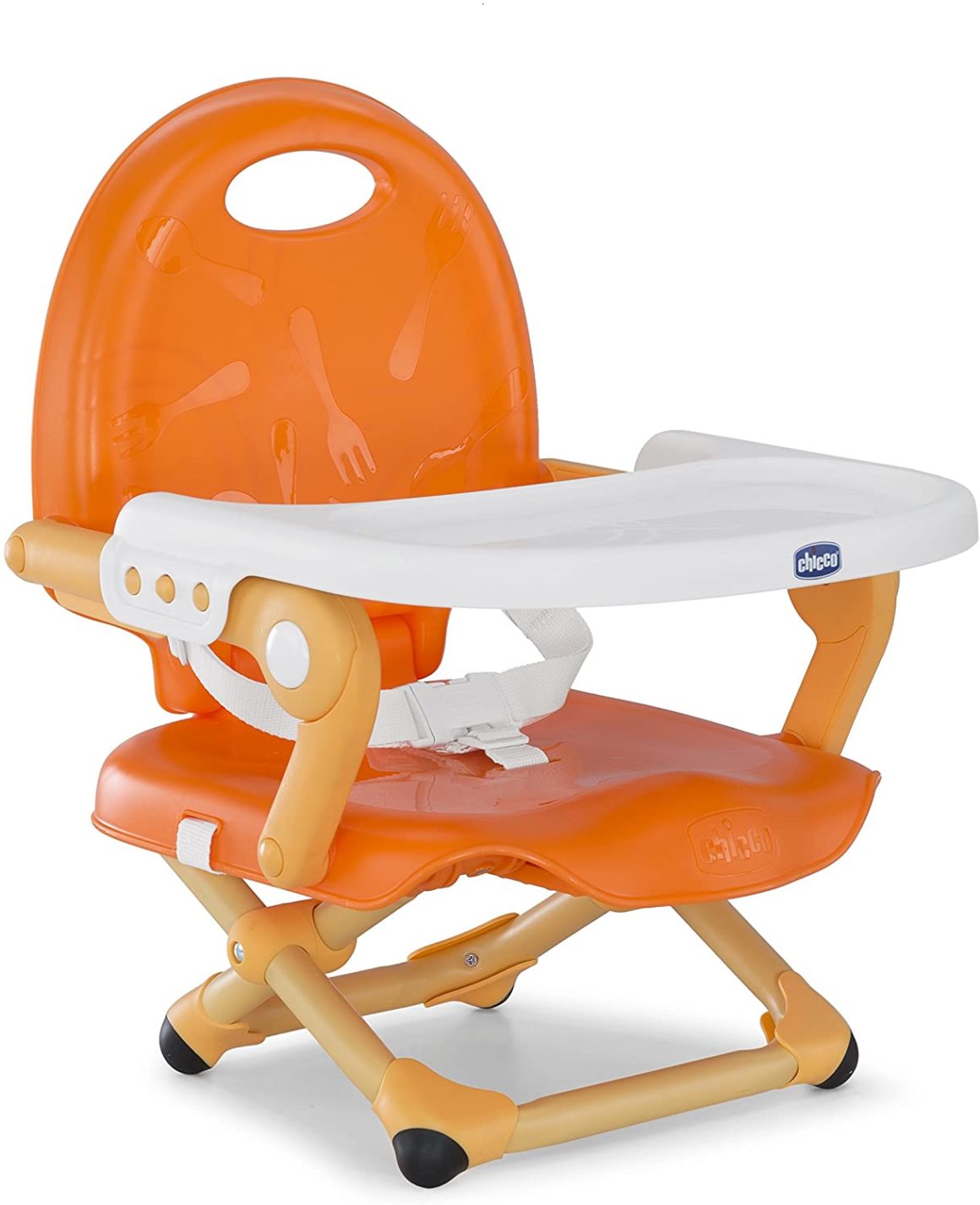 Réhausseur de chaise bébé orange de Mandarino