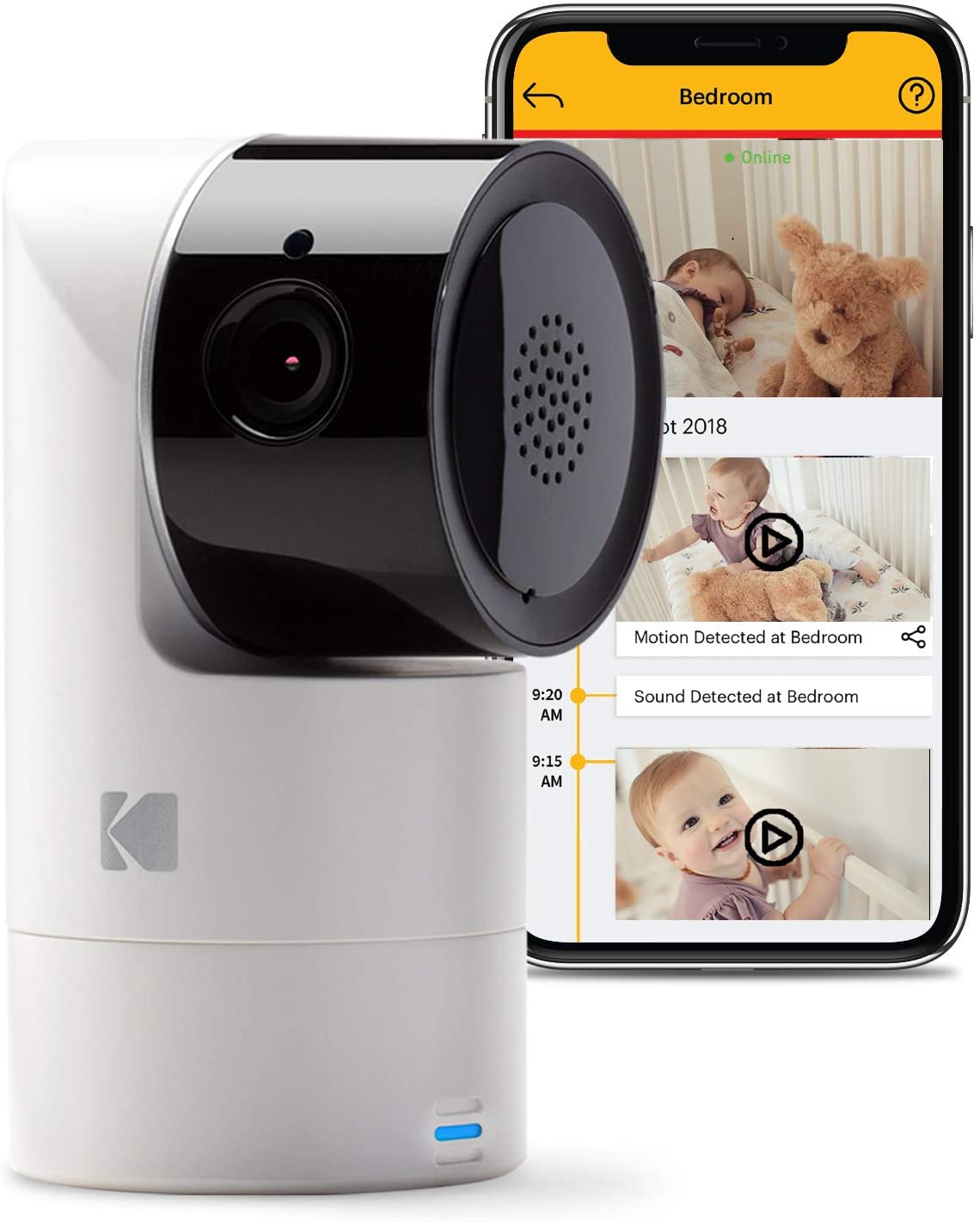 babyphone caméra intelligente Kodak