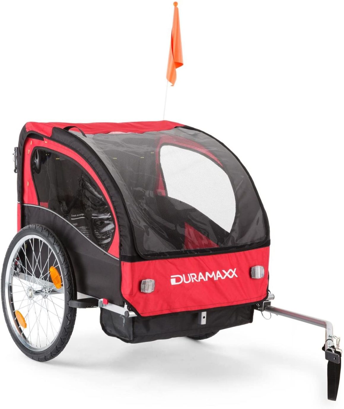  Duramaxx Remorque Trailer Swift vélo Buggy 2 en 1 pour Enfantbébé 2 Places