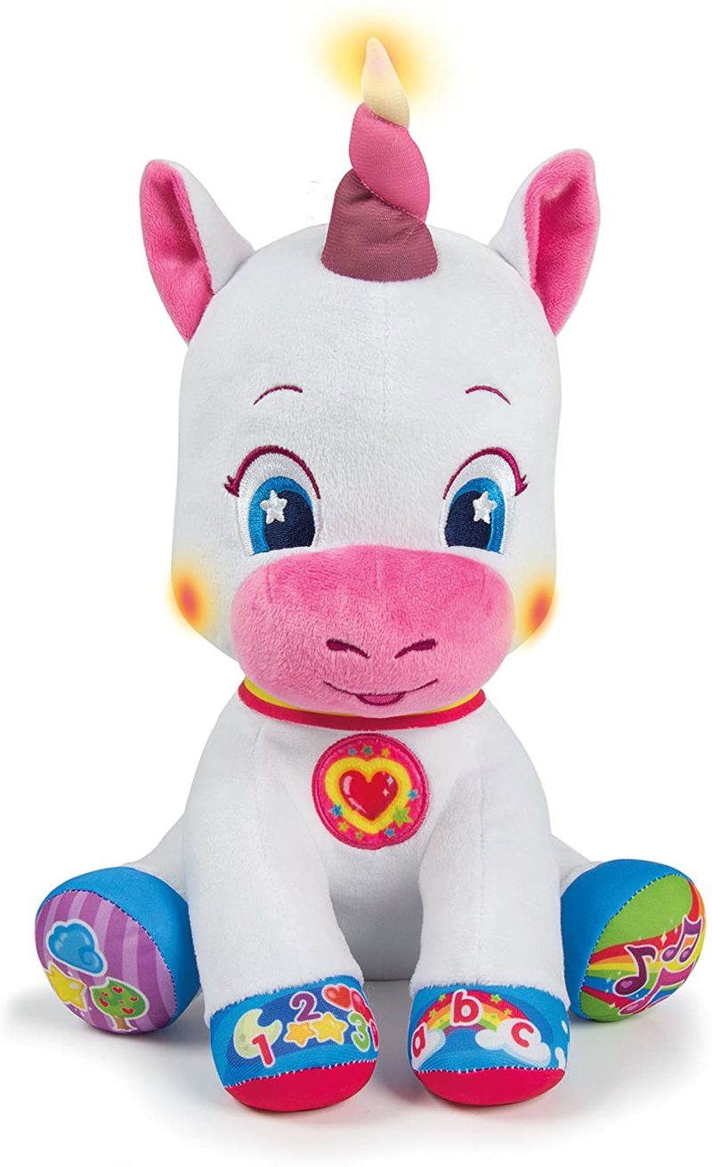 Peluche interactive licorne Clemontoni