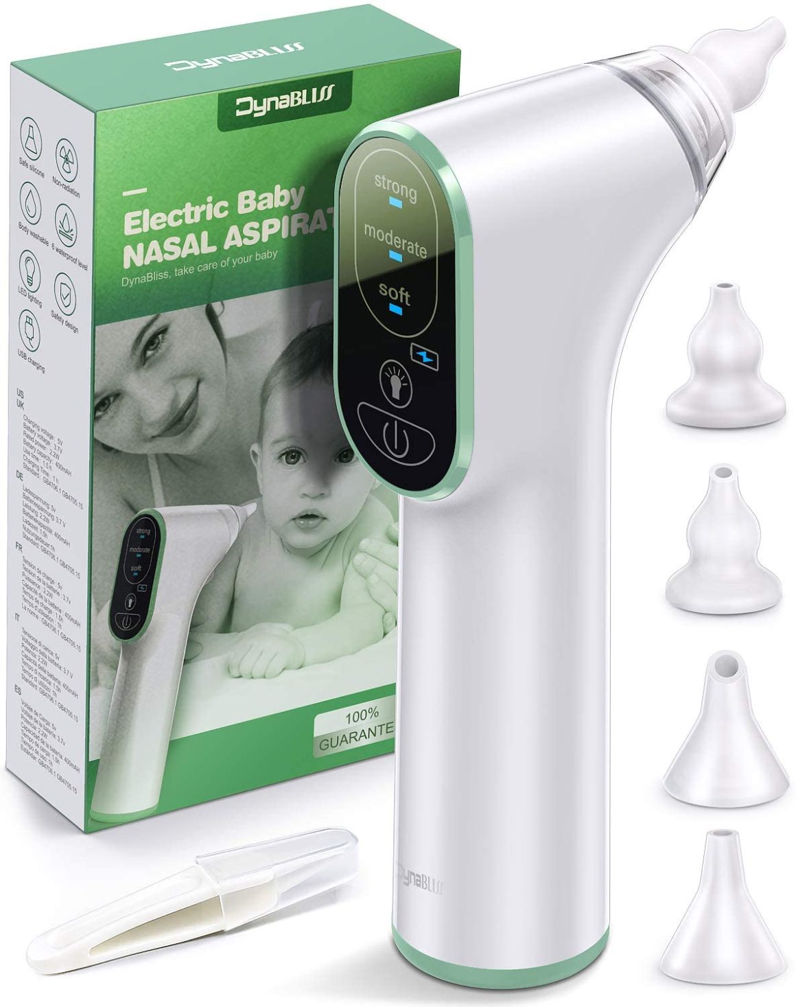 Mouche-bébé électrique en silicone DynaBliss