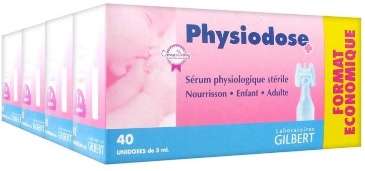 Sérum physiologique physiodose de Gilbert