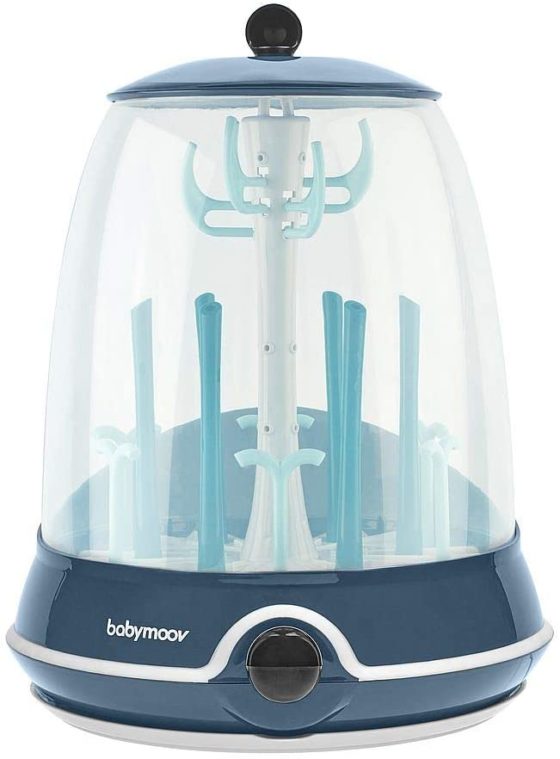 Stérilisateur De Biberons H+H BS 29b - Capacité 6 Bouteilles - Bleu - Pratique Et Efficace