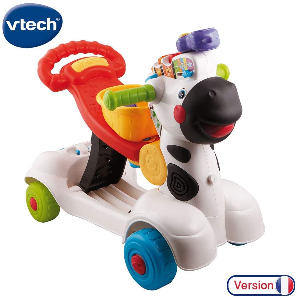 Trotteur bébé Vtech Baby trottino zèbre rigolo