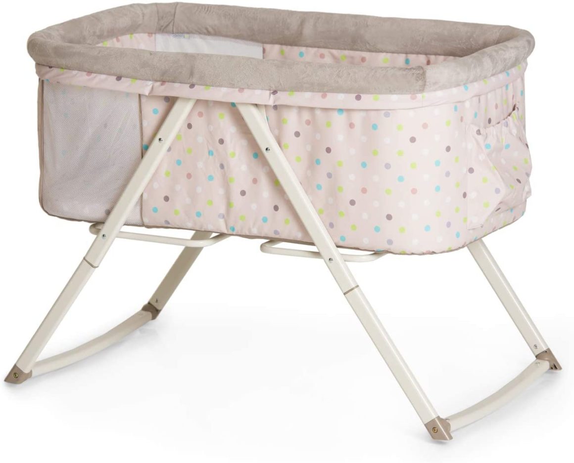 Berceau bébé pliable avec fonction balançoire Hauck