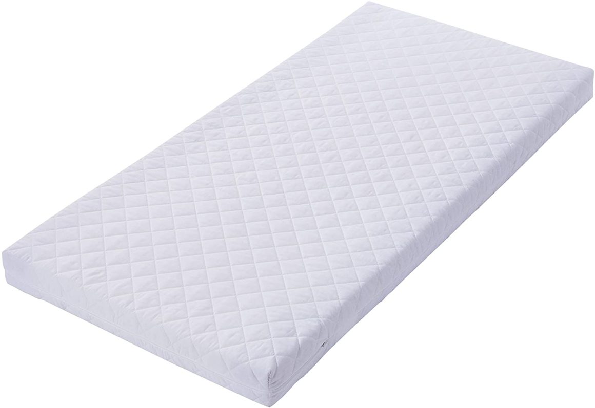 Matelas bébé en mousse double face évolutif AmazonBasics