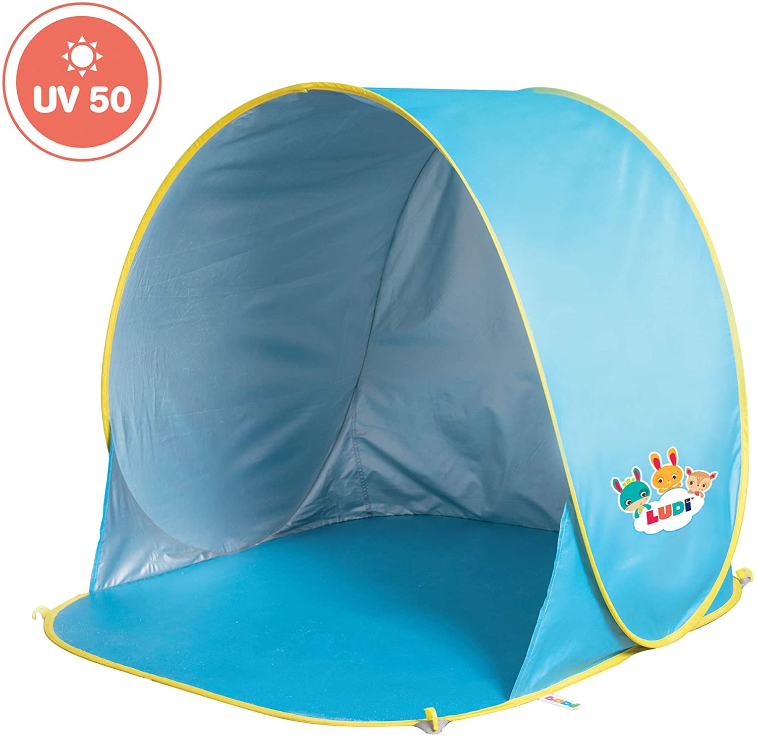 Tente de plage pour bébé avec protection UV50 de Ludi